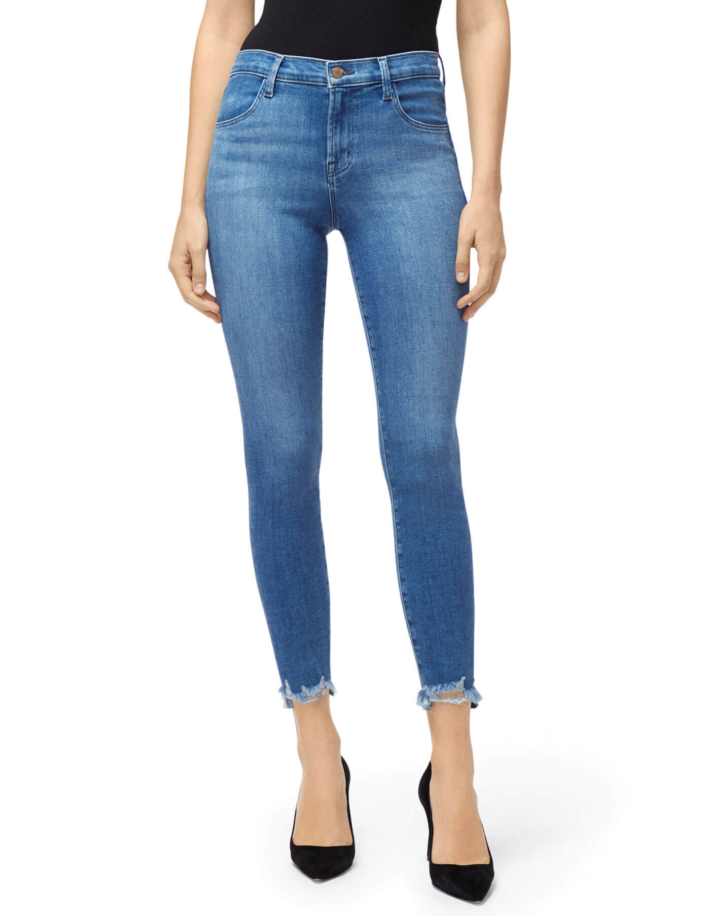 JBRAND High Rise Jeans In True Love Destruct at Storm Fashion