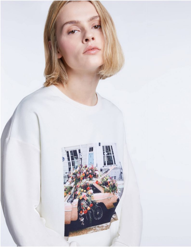 Set Graphic Sweatshirt In cream at Storm Fashion