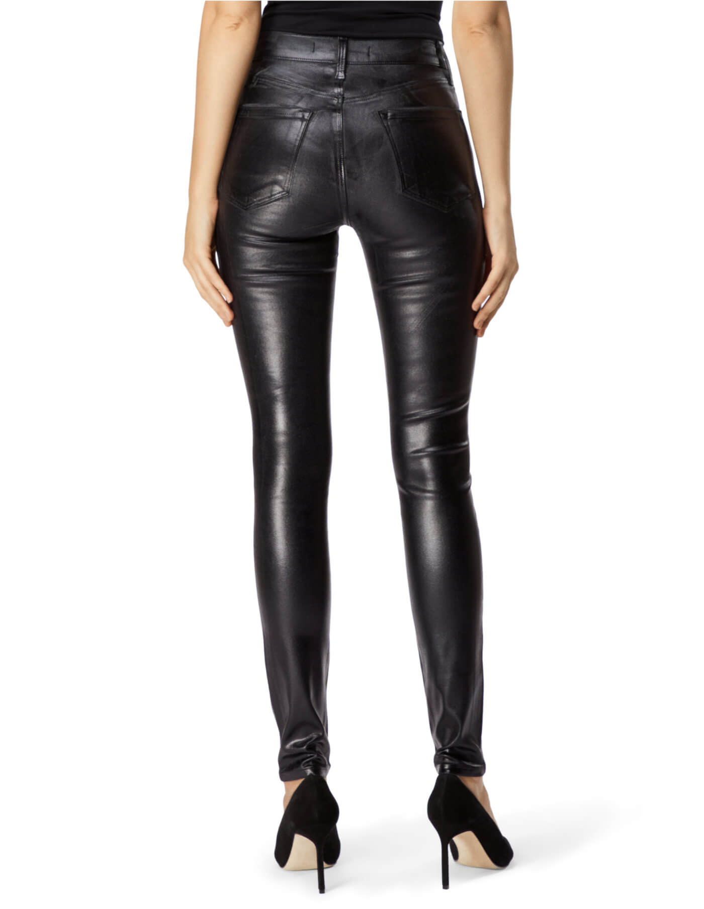J BRAND Maria High Rise Jeans In Galactic Black at Storm Fashion