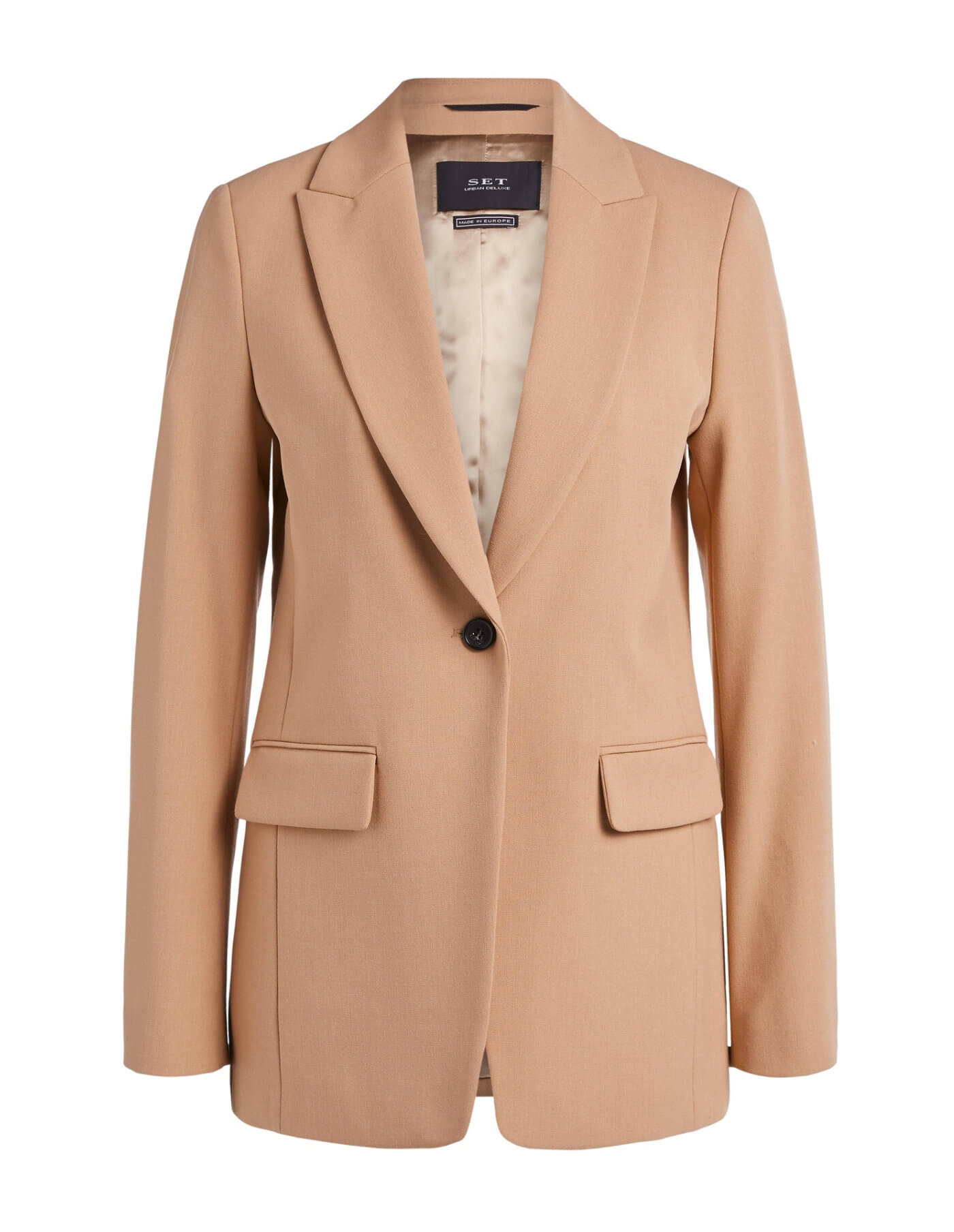 Set Mabel Blazer In Classic Camel at Storm Fashion